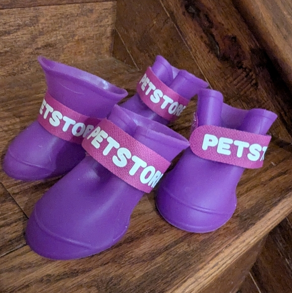 Muttluks, Woof Walkers Dog Boots with Leather Soles Itty Bitty & Silicone Boots - Picture 10 of 13